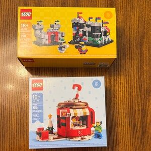 LEGO limited edition Mini Knights Castle and Hot Chocolate Stand set